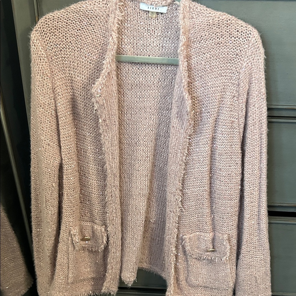 Sioni Women's Soft Pink Cardigan